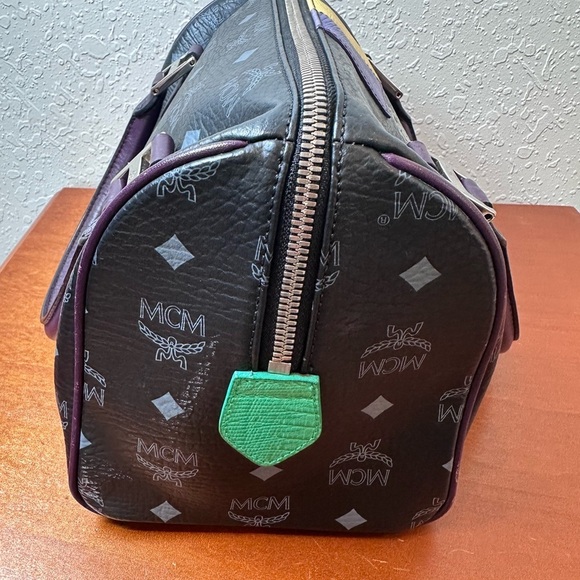 MCM VINTAGE LEATHER SPEEDY BOSTON BAG - Picture 4 of 14